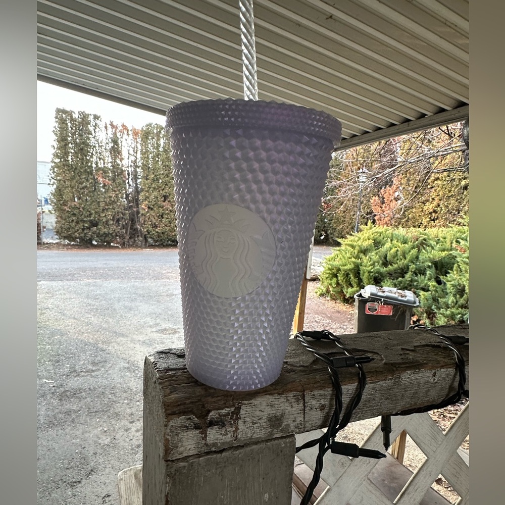 Starbucks 2021 Holiday Icy Lilac Bling Tumbler